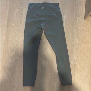 Lululemon wunder under train Leggings - 25 inch’s dark gray olive green